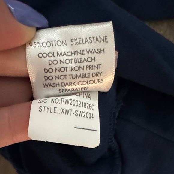 Ryderwear Deep Blue crop sweatshirt - Picture 10 of 10